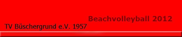 Beachvolleyball 2012
